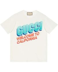 Gucci - Graphic-print T-shirt - Lyst