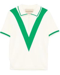 Valentino Garavani - Polo À Col V - Lyst