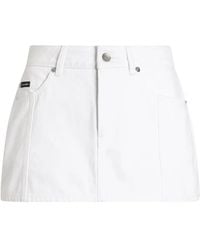 Dolce & Gabbana - Denim Mini Skirt - Lyst