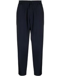 4SDESIGNS - Elasticated-Waistband Tapered Trousers - Lyst
