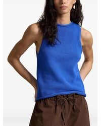 Polo Ralph Lauren - Ribbed-Knit Tank Top - Lyst