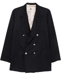 Barena - Double-Breasted Peaked-Lapel Jacket - Lyst