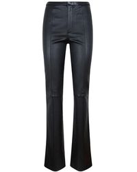 Stouls - Seam-Detail Leather Trousers - Lyst