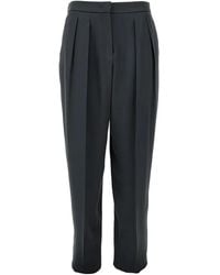Giorgio Armani - Pleat-Detail Trousers - Lyst