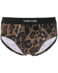 Tom Ford - Slip mit Leoparden-Print - Lyst