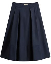 Woolrich - Pleated Straight Skirt - Lyst