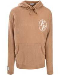 FAMILY FIRST - Logo-Embroidered Hoodie - Lyst