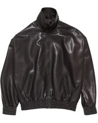 Acne Studios - Zip-Up Leather Jacket - Lyst
