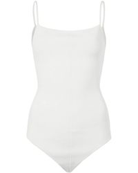 Proenza Schouler - White Silk Serena Bodysuit - Lyst