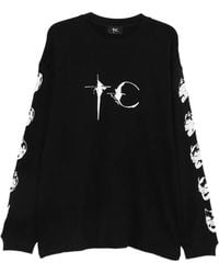 THUG CLUB - Logo-Print Skull-Print Sweatshirt - Lyst