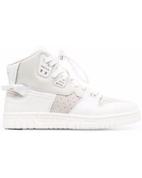 Acne Studios - Panelled High-top Sneakers - Lyst