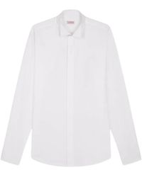 Fursac - Wing-Collar Long-Sleeve Shirt - Lyst