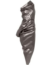 Rick Owens - Walrus Maxikleid Im Metallic-Look - Lyst