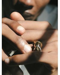 NORMA JEWELLERY - Xl Hydra Knot-Detail Ring - Lyst