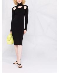 Coperni - Vestido Midi Con Abertura - Lyst