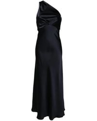 Blanca Vita - Vestido de fiesta de una sola manga con satén - Lyst