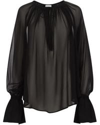 Nina Ricci - Sheer Blouse - Lyst