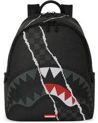 Sprayground - Shark Slash Savage Check Backpack - Lyst
