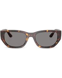 Vogue Eyewear - Tortoiseshell-Effect Rectangle-Frame Sunglasses - Lyst