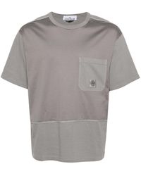 Stone Island - T-shirt en coton à motif Compass - Lyst