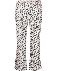 Boutique Moschino Jeans svasati a fiori - Rosa