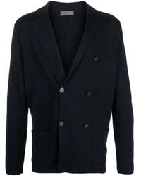 Drumohr - Double-Breasted Merino Wool Cardigan - Lyst