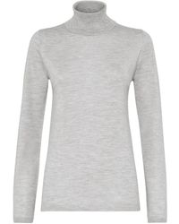 Brunello Cucinelli - Rollneck Fine-Knit Jumper - Lyst