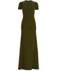 Silvia Tcherassi - Cristal Maxi-Jurk Met Korte Mouwen - Lyst
