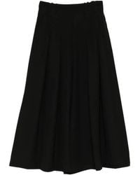 Limi Feu - Double-Satin Tack Flare Trousers - Lyst