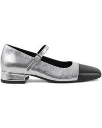 Vagabond Shoemakers - 25Mm Debbi Metallic-Leather Pumps - Lyst