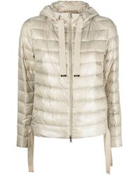Herno - Quilted Hooded Down Jacket - Lyst
