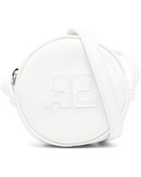 Courreges - Logo-patch Leather Mini Bag - Lyst