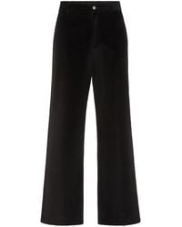 Philipp Plein - Wide-Leg Velvet Trousers - Lyst