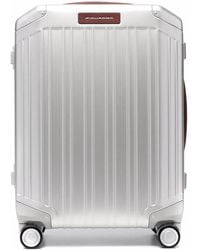 Piquadro - Aluminium Ridged 4-wheel Suitcase - Lyst