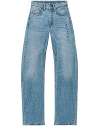 Alexander Wang - Jeans Met Logo-Reliëf - Lyst