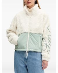 HUGO - Chaqueta teddy con diseño colour block - Lyst