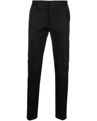 Emporio Armani - Pressed-Crease Cotton Chino Trousers - Lyst
