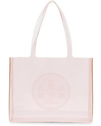 Tory Burch - Borsa Tote Ella Piccola Con Logo Goffrato - Lyst