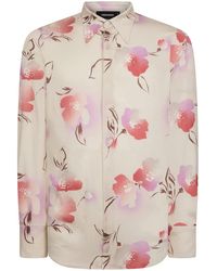DSquared² - Floral-Print Challis Shirt - Lyst