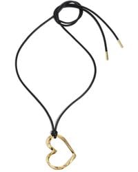Bimba Y Lola - Textured Heart Necklace - Lyst