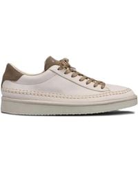 Pànchic - Stitched-Detail Lace-Up Sneakers - Lyst