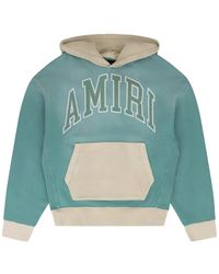Amiri - Logo-Embroidered Colour-Block Hoodie - Lyst
