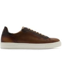 Magnanni - Amadeo Leather Low-Top Sneakers - Lyst
