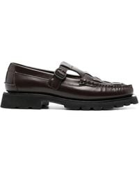 Hereu - Soller Interwoven-Design Leather Loafers - Lyst