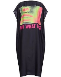 MM6 by Maison Martin Margiela - シルク マキシtシャツワンピース - Lyst