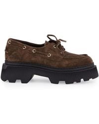 Santoni - Platform Lace-Up Shoes - Lyst