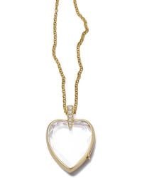 Loquet London - Amate Heart Locket Diamond Necklace - Lyst