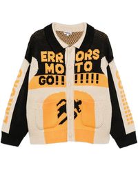 House of Errors - Cardigan À Logo En Intarsia - Lyst
