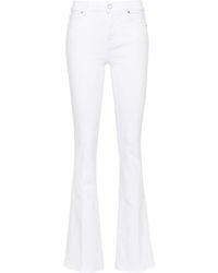 7 For All Mankind - High-rise Bootcut Jeans - Lyst