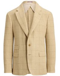 Ralph Lauren - Check-Pattern Single-Breasted Blazer - Lyst